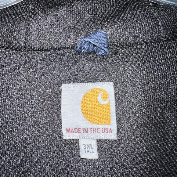 Carhartt Navy Duck Mesh Lined Hoody style Jacket - Picture 5 of 16